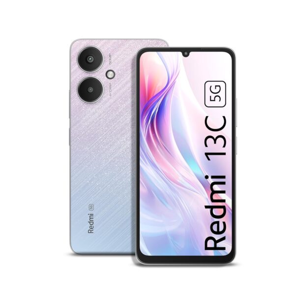 Redmi 13C 5G (Startrail Silver, 4GB RAM, 128GB Storage) | MediaTek Dimensity 6100+ 5G | 90Hz Display Brand: Redmi