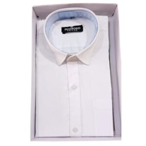 Diamond tailor Men's Formal Shirt formal white