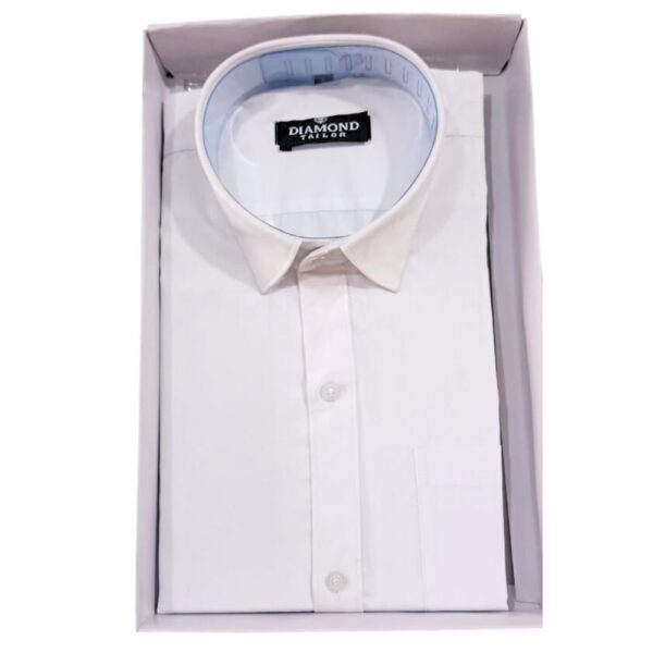 Diamond tailor Men's Formal Shirt formal white