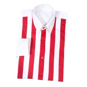 Product details Material compositionCotton PatternStriped Fit typeSlim Fit Sleeve type3/4 Sleeve Collar styleSpread Collar Neck styleCollared Neck